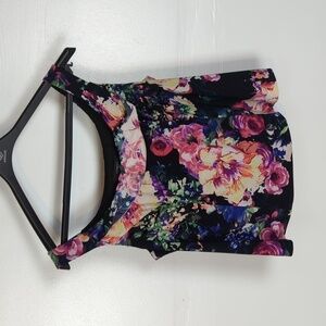 Alex Evenings Cropped Floral Blouse